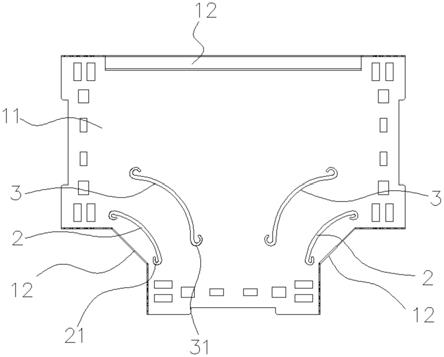 桥架三通结构及桥架布线系统的制作方法