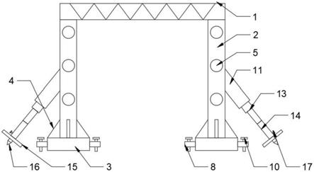 一种门式起重机支撑装置的制作方法