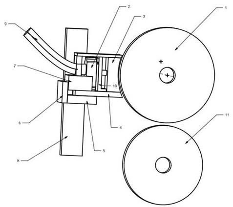 一种纸板加工用胶轮制动装置的制作方法