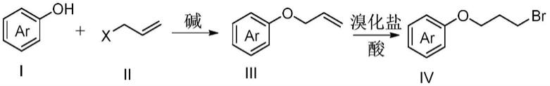 一种3-苯氧基溴丙烷或其类似物的制备方法与流程