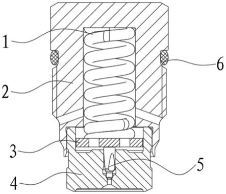 共轨管用限压阀及共轨管的制作方法