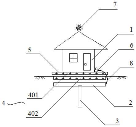 一种磁悬浮房屋地震抵御系统的制作方法
