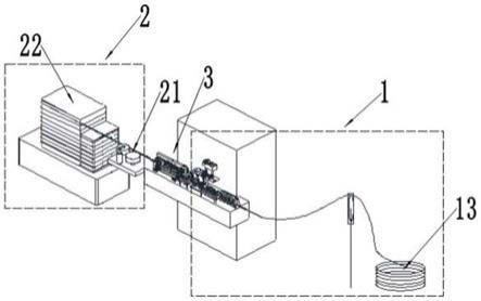 一种冷柜蒸发管自动缠胆机及利用该缠胆机的缠胆方法与流程