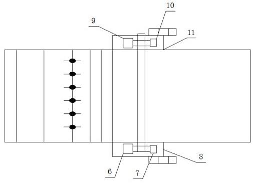 一种窄带钢精轧机出口上引板结构的制作方法