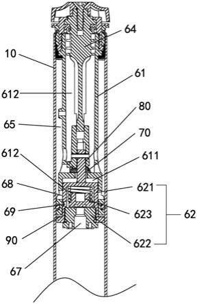 一种具有开放式油压锁死结构的前叉部件减震器的制作方法