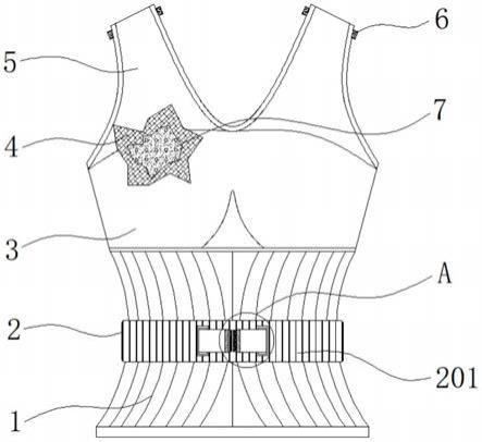 一种抗菌除臭的锌智源抗紫外线纤维无缝针织束腹内衣的制作方法