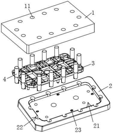 一种手机壳保压治具产品卡扣结构的制作方法