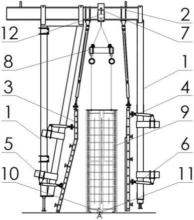 一种涵洞预制钢筋笼吊装施工装置的制作方法