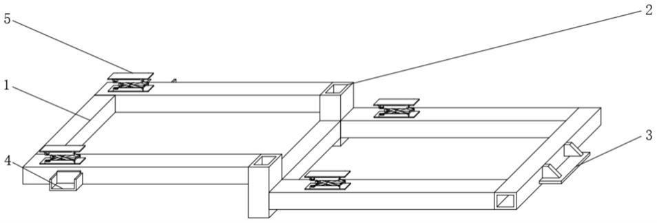 一种动力装置的阶梯式安装托架的制作方法