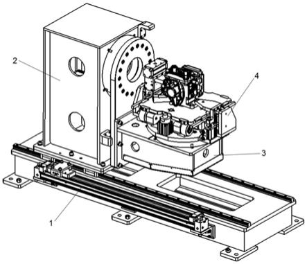 一种主阀组成组装用双轴变位机的制作方法