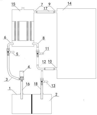 一种适用于水冷柴油发电机组的余热冷却装置的制作方法