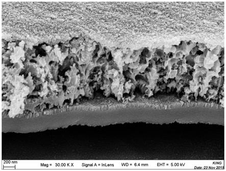 海绵状二氧化钛多孔层的制备方法
