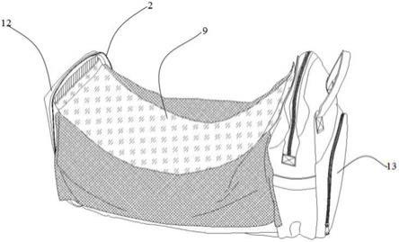 一种带有婴儿床功能的背包的制作方法