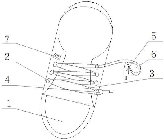 一种辅助偏瘫患者系鞋带的工具