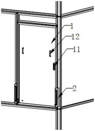 一种闭式冷却塔检修门结构的制作方法