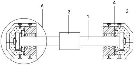 空心滚珠丝杠副固定机构的制作方法