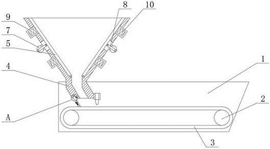 一种新型大米色选机进料机构的制作方法