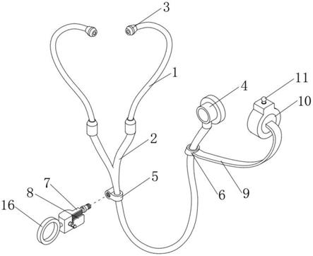 一种改进型听诊器的制作方法