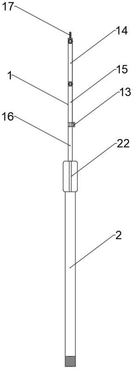 一种顶底板位移传感器用顶板连接杆的制作方法