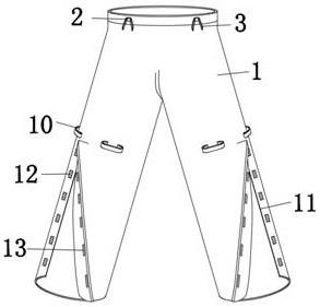 一种新型病员裤的制作方法