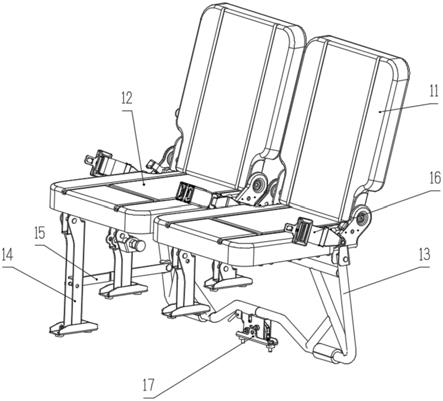 一种翻转折叠座椅的制作方法