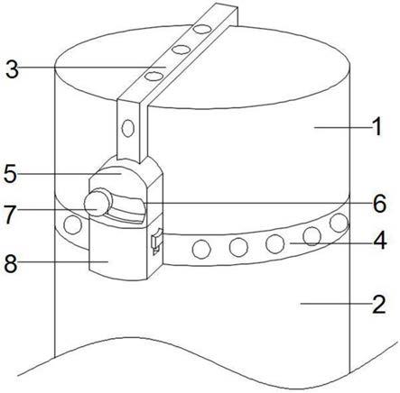 一种饮茶机翻盖的安全锁扣的制作方法