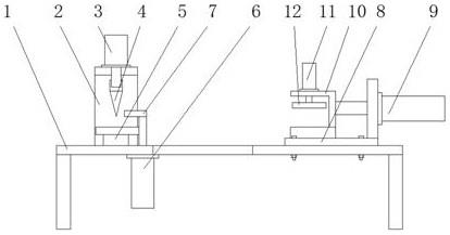 铸铁件加工定长切割装置的制作方法
