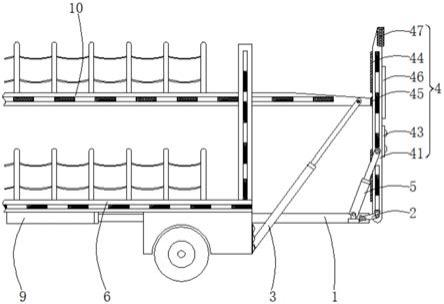 一种轿运车用的三角支架组件的制作方法
