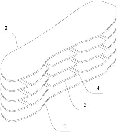 一种可调节使用厚度的鞋垫的制作方法