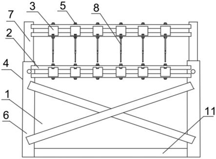 一种用于放置竖向预制构件的堆放架的制作方法