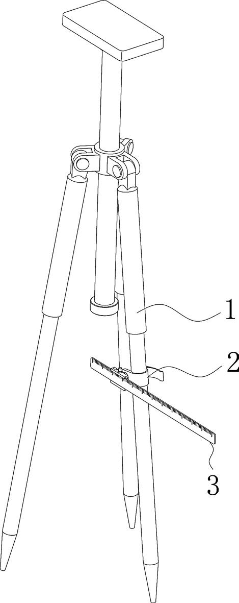 棱镜杆旋转测量尺的制作方法