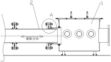 一种用于吸收船舶甲板管路热胀冷缩应力的装置的制作方法