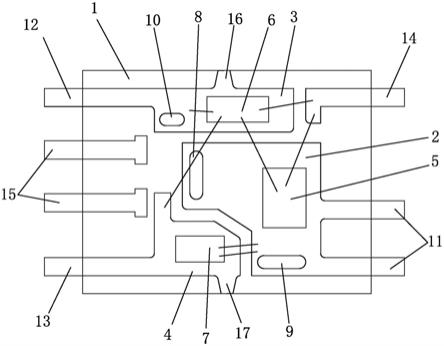 一种多基岛引线框架芯片封装结构及电源模组驱动电路的制作方法