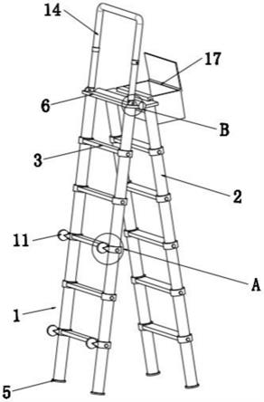一种多用途的折叠梯的制作方法