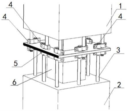 一种带有连接夹具的预制装配式柱柱连接节点的制作方法