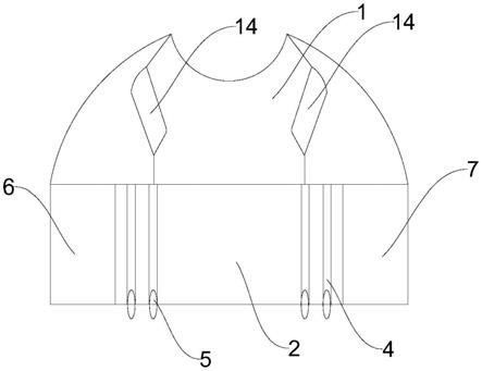 背心式定位腹带的制作方法