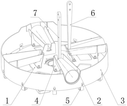 一种四工位宝塔管转盘防护装置的制作方法