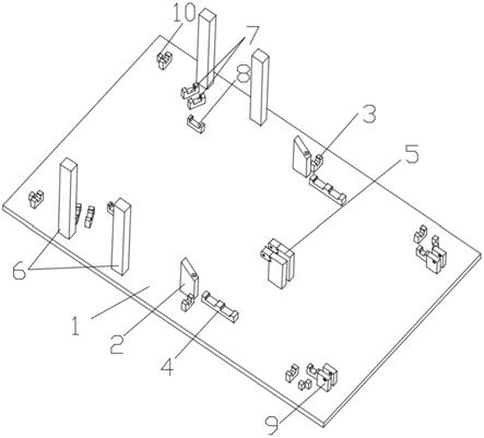 一种快速座框焊接夹具的制作方法