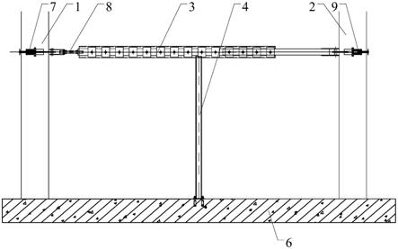 一种施工升降机附墙点架设连接体系的制作方法
