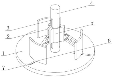 一种喷涂用圆形炉胆变径固定工装的制作方法