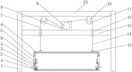 一种隧道竖井施工用悬吊式安全隔离装置的制作方法