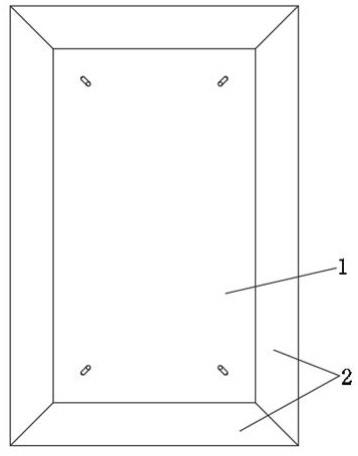 一种门扇框与门板的连接结构的制作方法