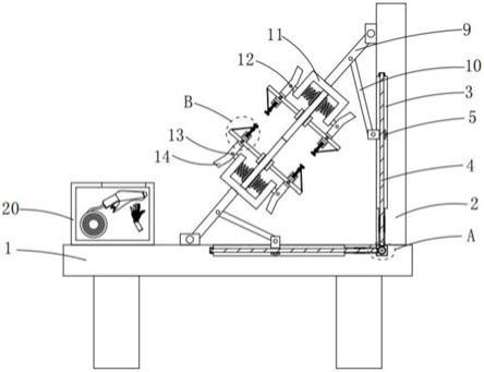 一种低压配电柜用钢板焊接装置的定位结构的制作方法