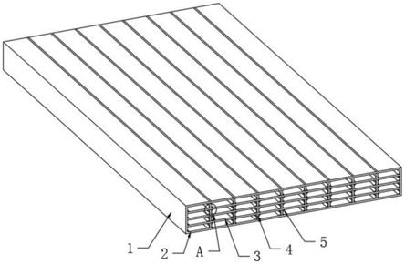 一种五层四孔的保温阳光板的制作方法