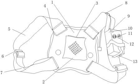 一种可进行热敷的背颈按摩器的制作方法