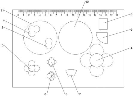 花道工具尺的制作方法