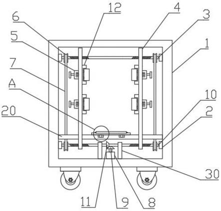 一种模具加工用耐磨模架的制作方法