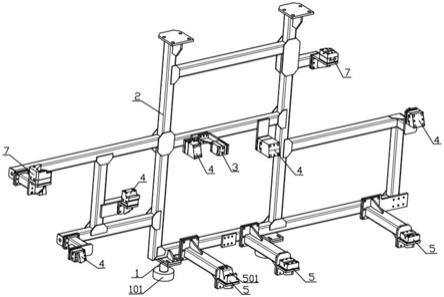 一种运输分体式侧围的空中悬挂小车结构的制作方法