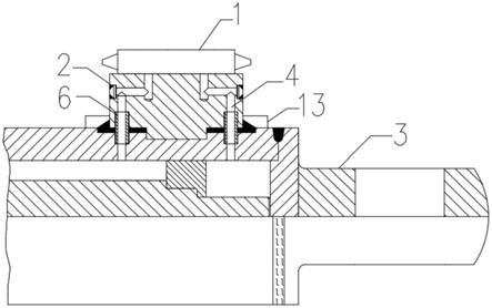 一种油缸阀座的定位连接结构的制作方法