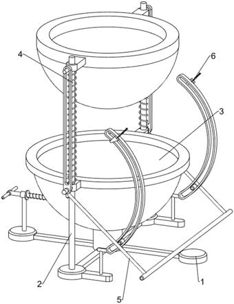 一种铁锅手动冲模装置的制作方法